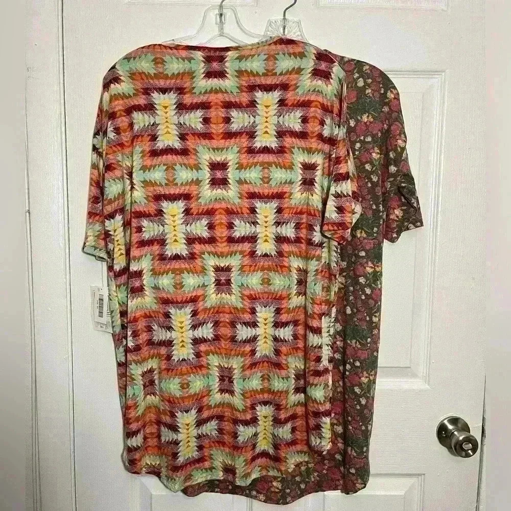LULAROE Irma Drop Sleeve Aztec Floral Top Bundle | size XS - Picture 5 of 10